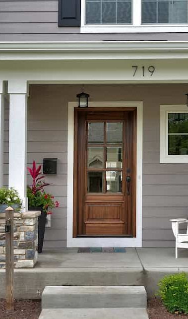 Home with new Milgard door Lafayette CA