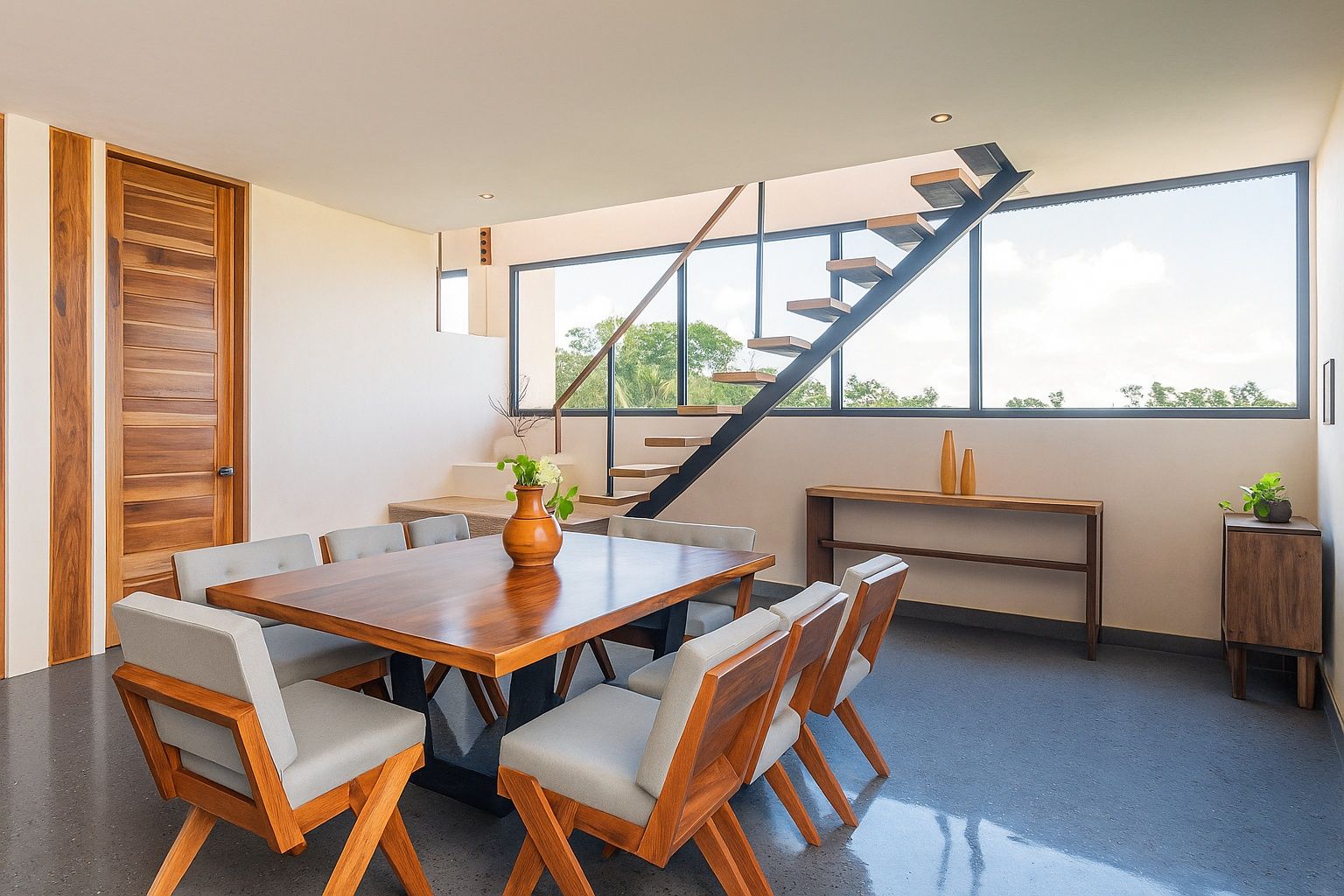 Main floor for penthouse at Irie Tulum