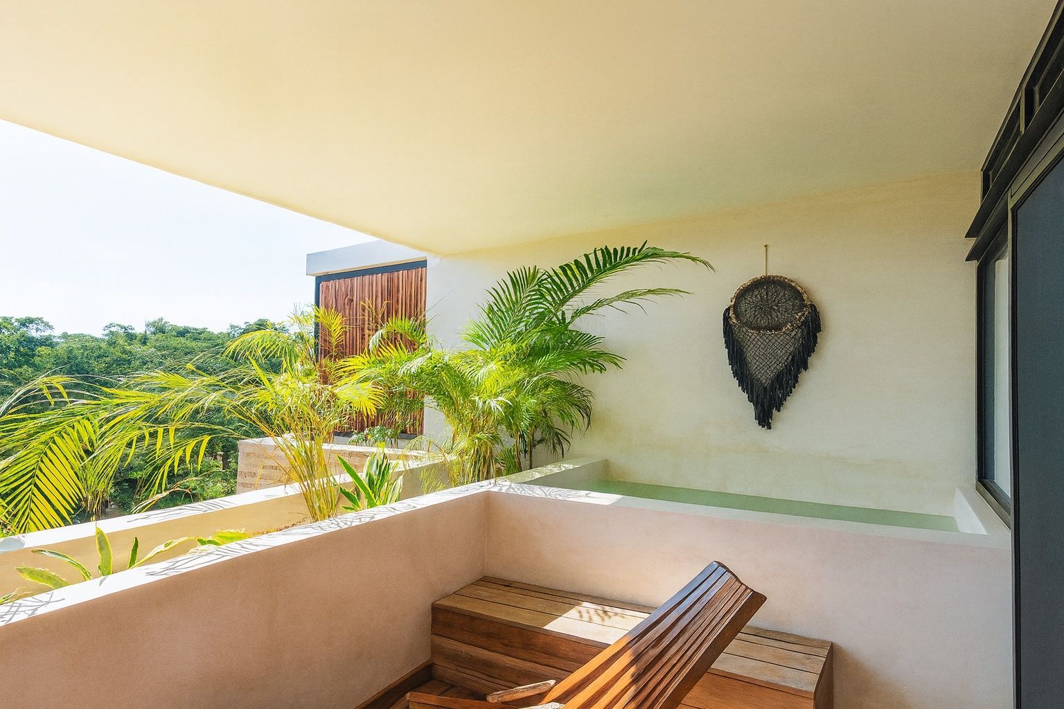 Exterior Terrace with Jetted Dipping Pool