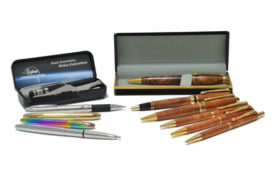 engraved fisher space pens and wood pens