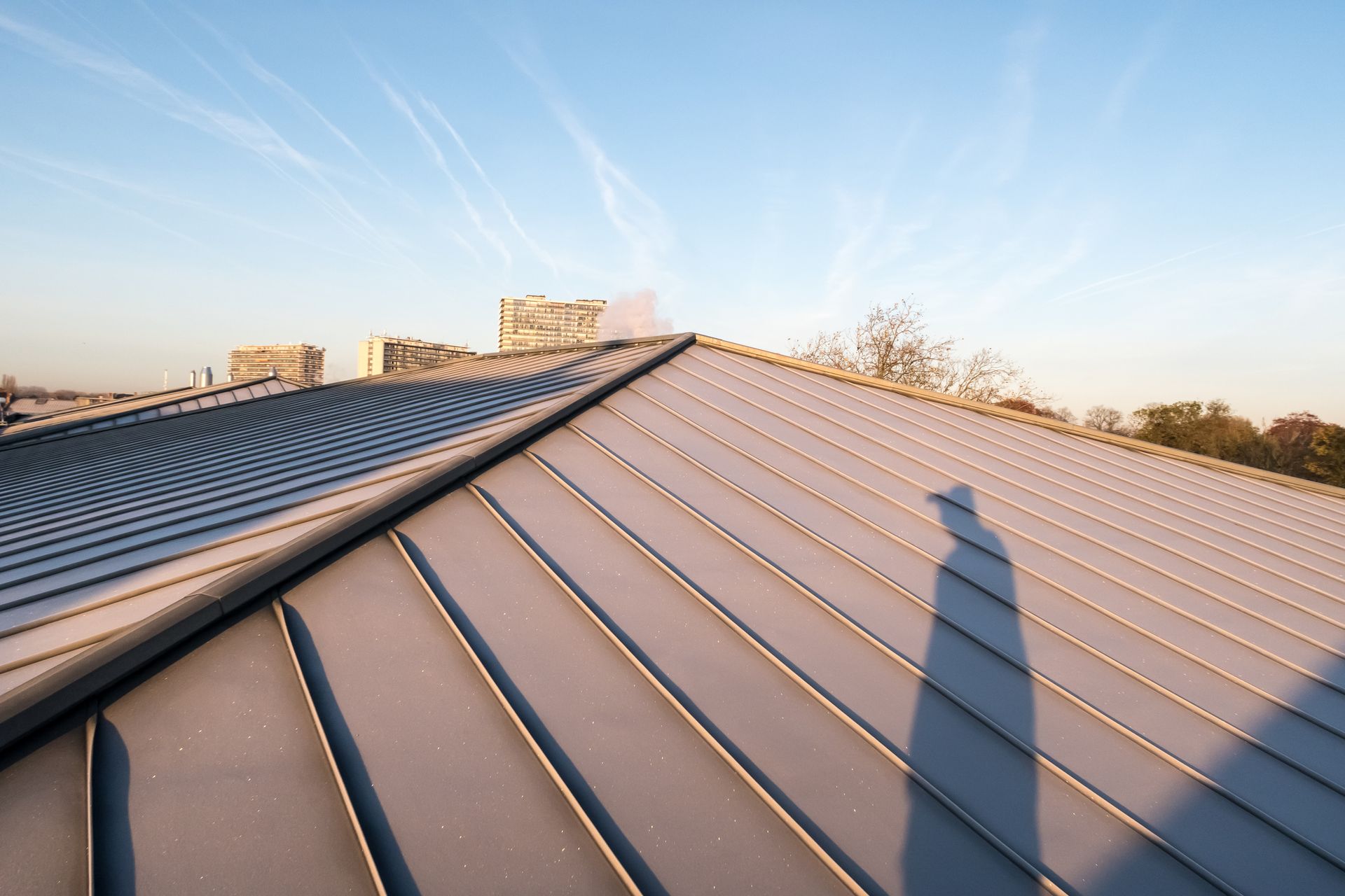 Shadow of Person on The Roof — Mornington, TAS — Raymark Roofing Pty Ltd