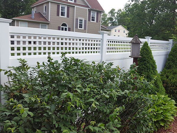 House With Vinyl Fence | Auburn, NY | Connor Fence Co