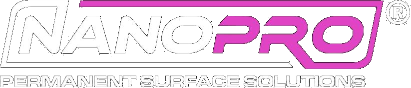Logo for NanoPro, with the text