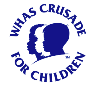 Fire department emblem: Anchor, flames, children, rope, and