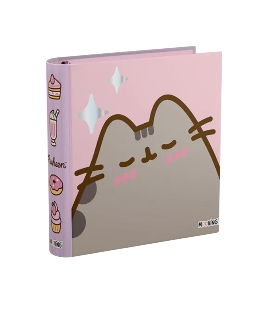 CARPETA PUSHEEN ESCOLAR 3 AROS 3 X 40 MOOVING