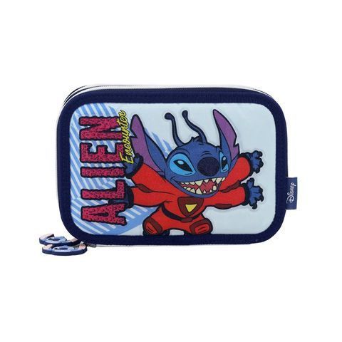 CARTUCHERA 2 PISOS DISNEY STITCH