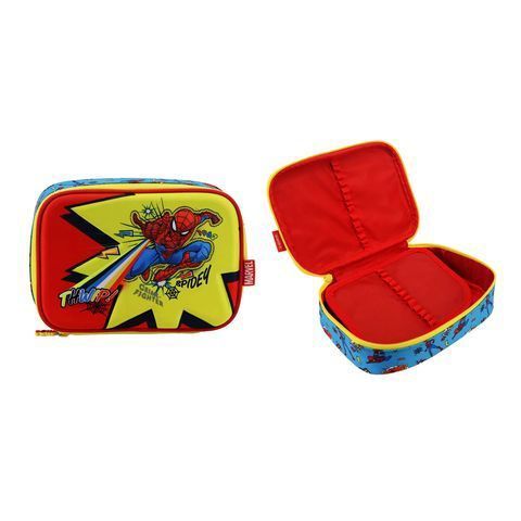 CARTUCHERA SPIDERMAN 1 PISO 3D 22X16X6 CM