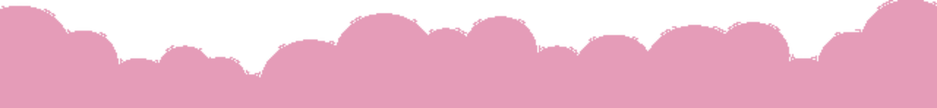 Diseño abstracto de color rosa y blanco con un patrón similar a una cadena montañosa.