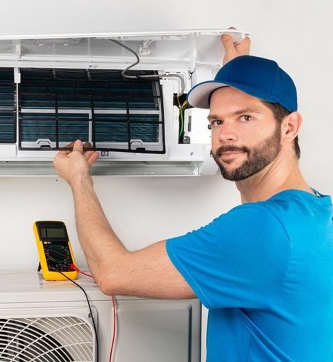 Repair Maintenance Of An Air Conditioner — Climate Control Refrigeration & Air Conditioning In Cooloola Cove, QLD