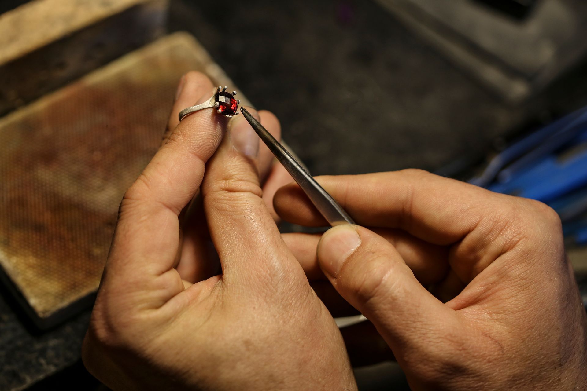 Replacing Ruby from a Ring — Russellville, AL — Artistic Jewelry and Repair