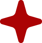 A dark red icon of a pencil crossed with a ruler, representing design, drafting, or education.