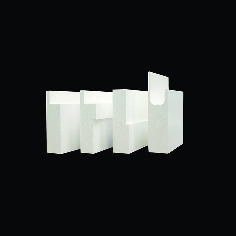 Abstract white folded geometric shapes on a black background