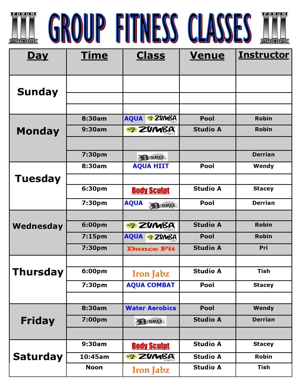 June 2024 Schedule