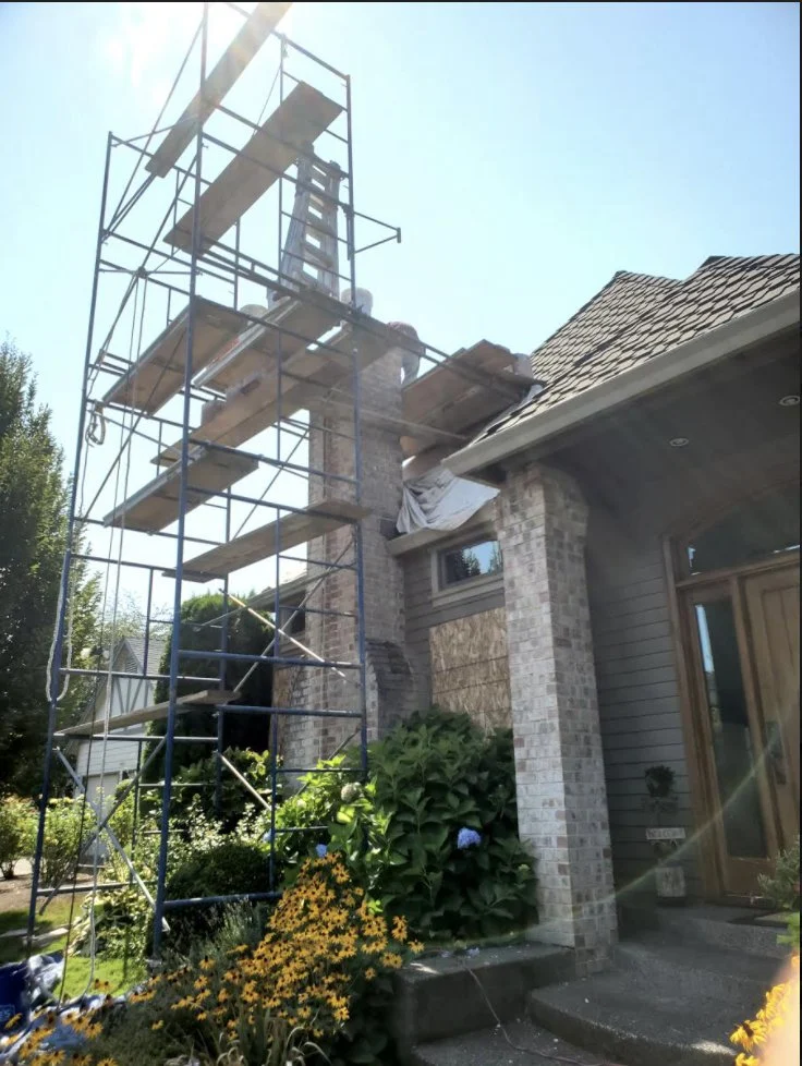 Tuckpointing repair for brick & stone in Portland, OR Tuckpointing repair for brick & stone in Portland, OR