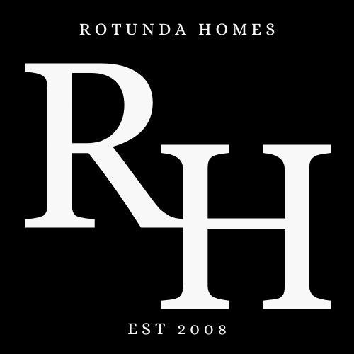 Black logo with white text: 