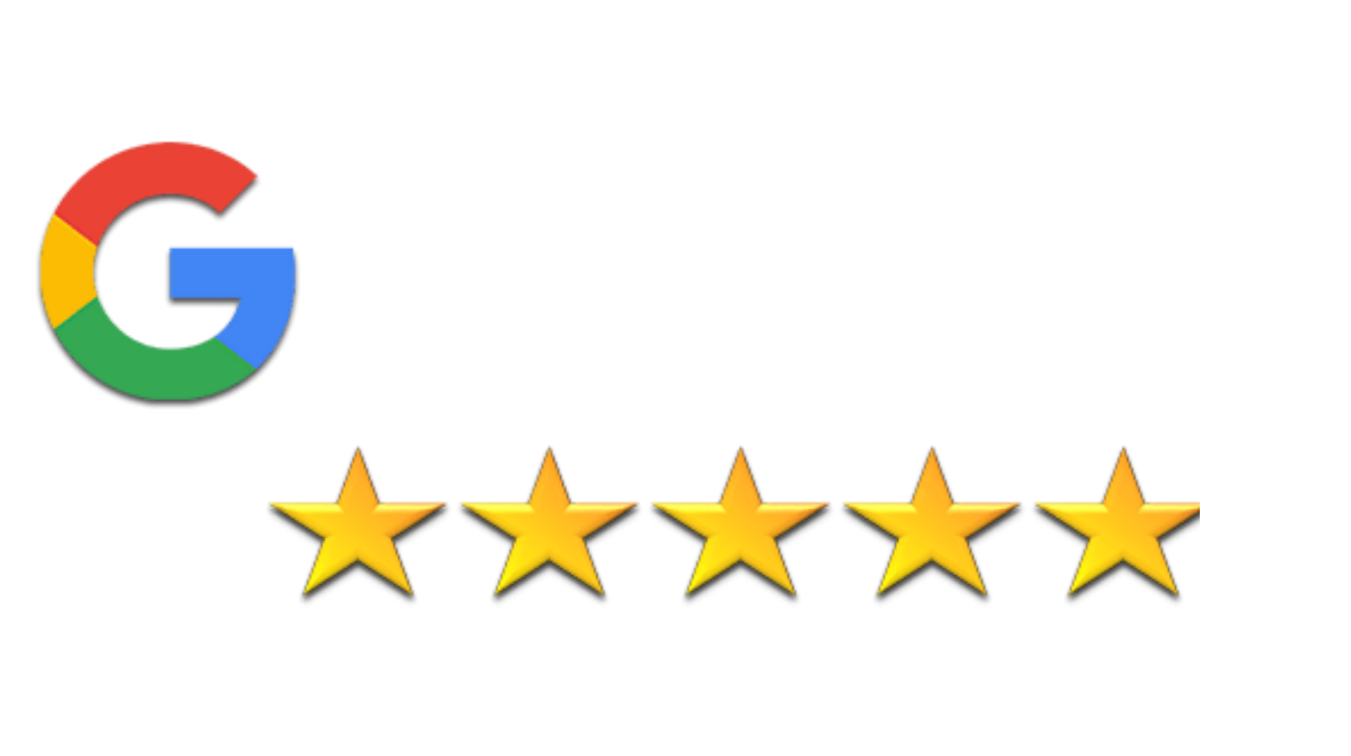Google logo with four yellow stars.