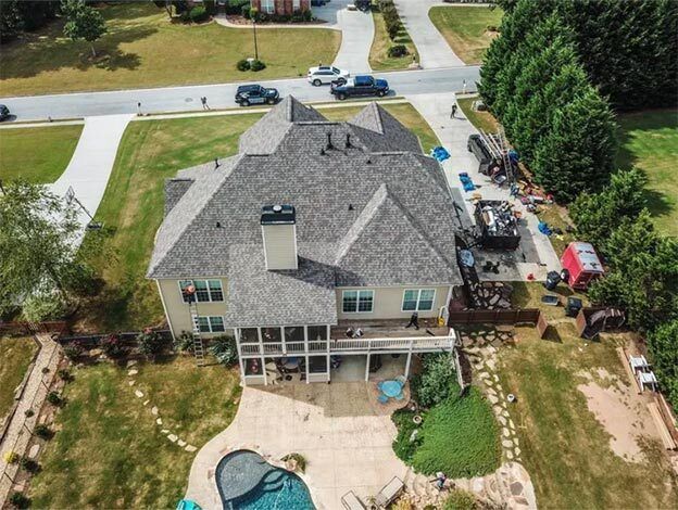 Roofing of House