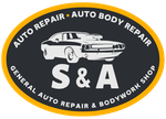 A logo for a general auto repair and bodywork shop.