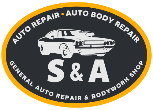 A logo for a general auto repair and bodywork shop.