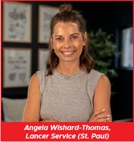 Angela Wishard-Thomas, Lancer Service (St. Paul)