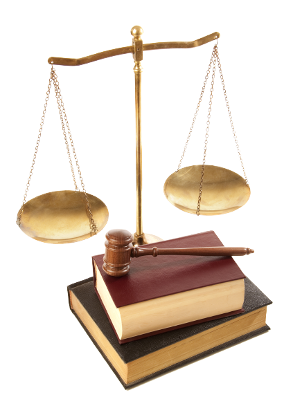 Gavel, Law Books And Justice Scale — Wingham, NSW — Adamson Legal & Conveyancing