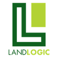LandLogic. Healthy Spaces. Grounded Solutions. Logo for The LandLogic Model.