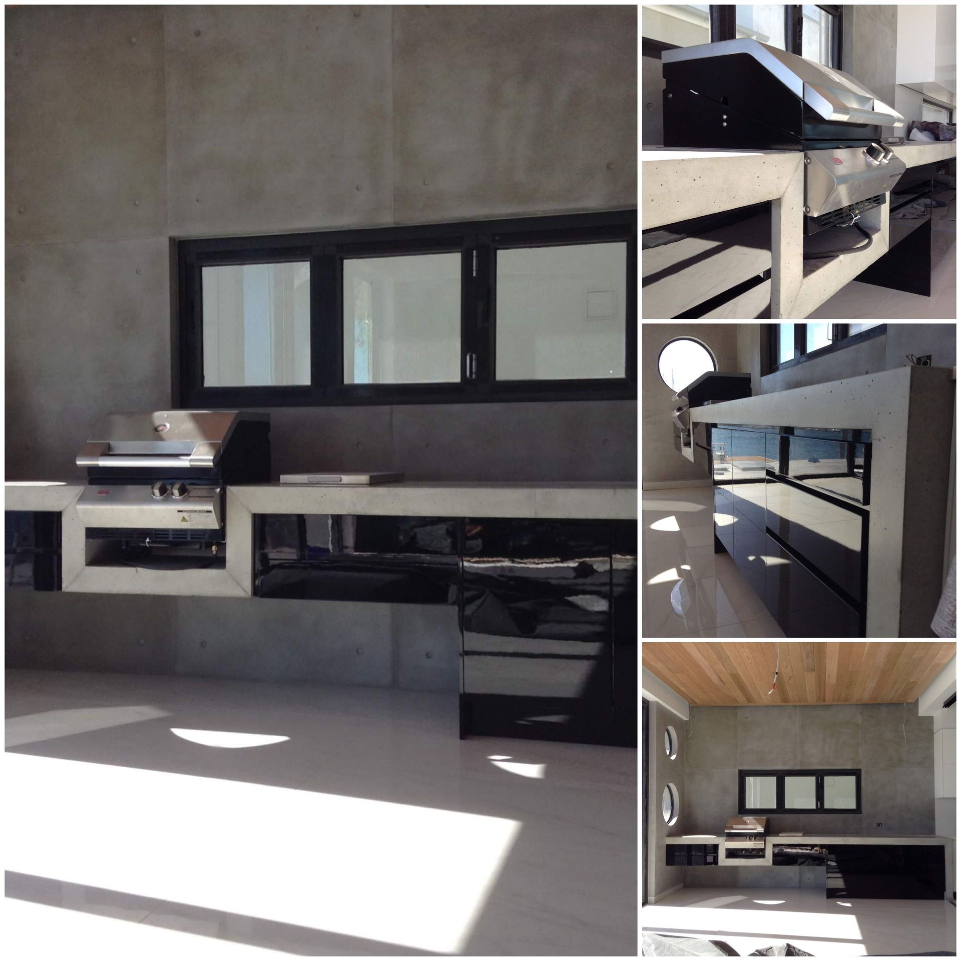 A Kitchen Counter With A Sink And A Cutting Board On It — Simonetto'S Cabinets & Joinery in Nambour, QLD