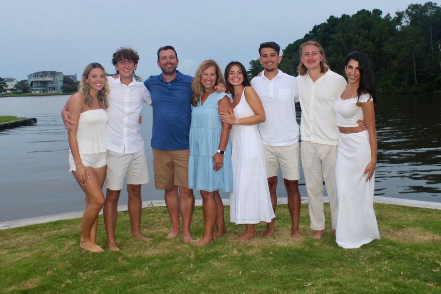 James Desrocher of Keynote Financial with his family