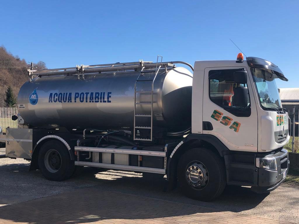 trasporto acqua potabile