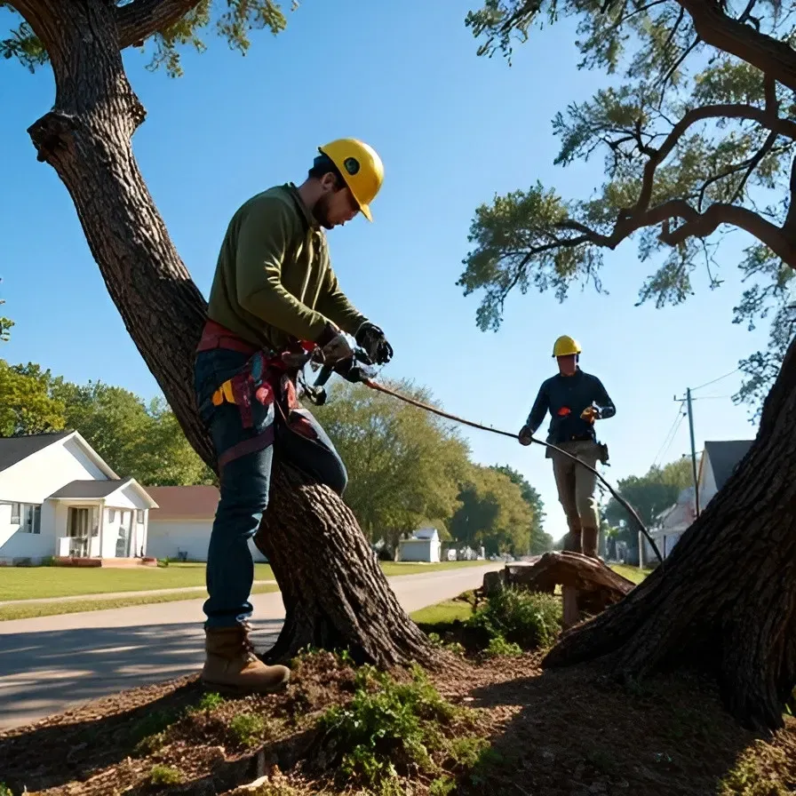 Tree cutting service Lafayette LA safety