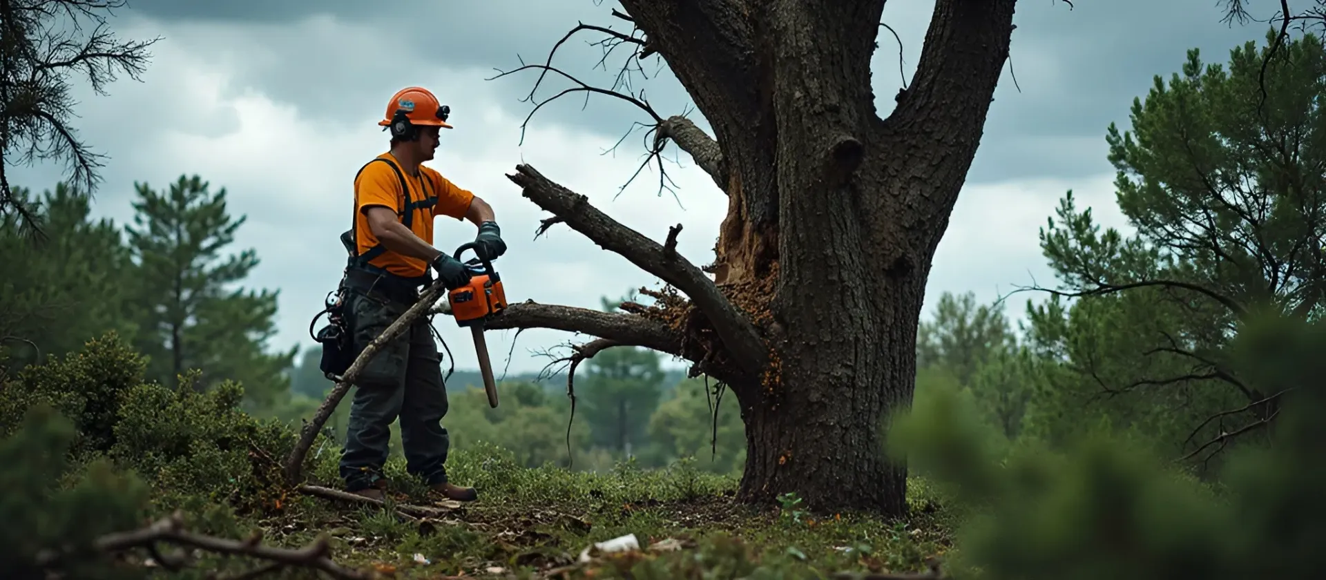 Tree cutting storm damage Aspen Colorado