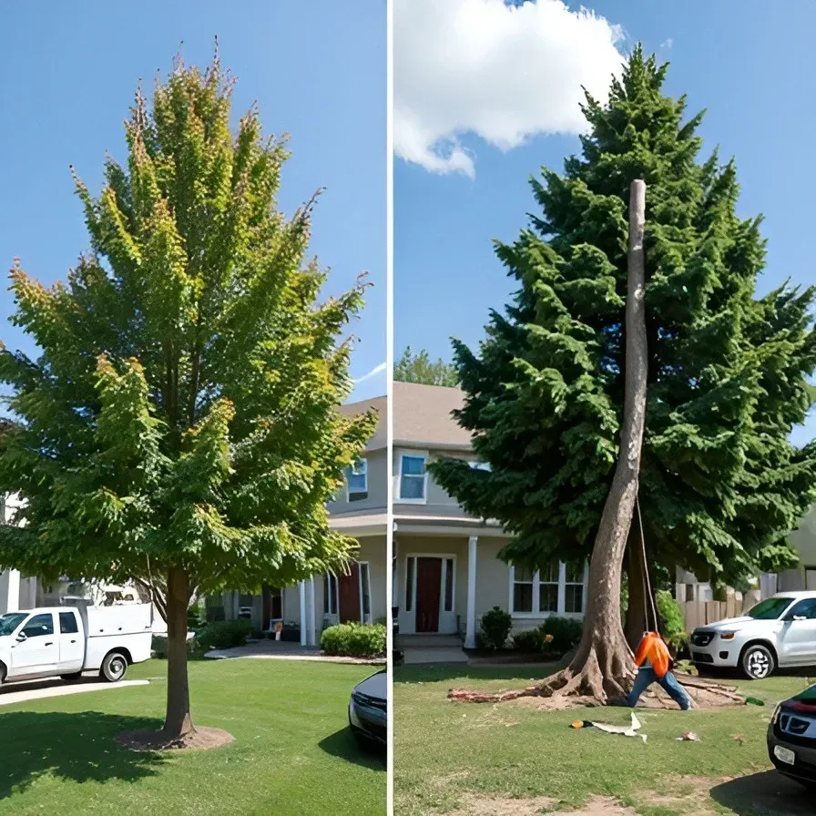Tree topping vs. removal services Denver