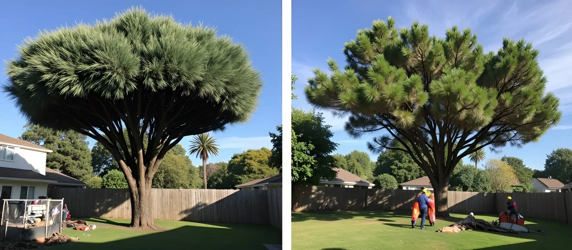 Tree topping vs. removal services Denver