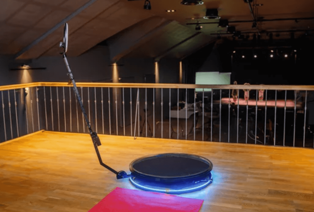 360 video booth for an event in Downtown, on North Main Street