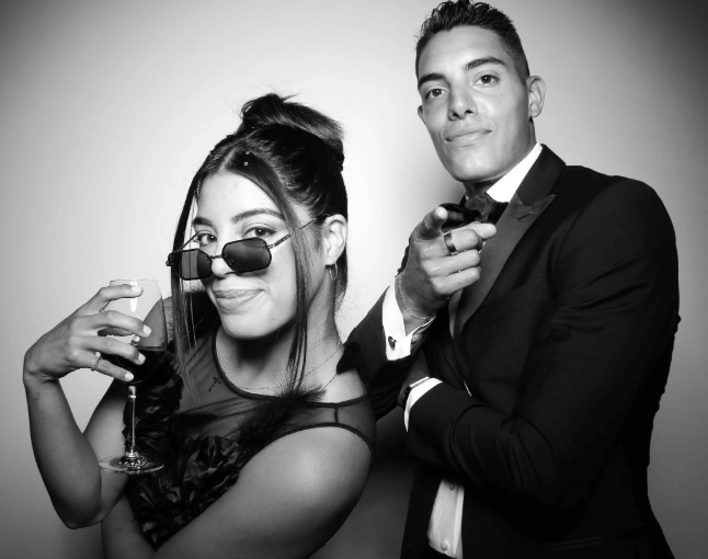 Glam photo booth example photo