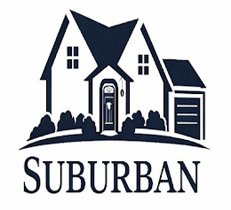 Suburban Logo in White - linked to home page