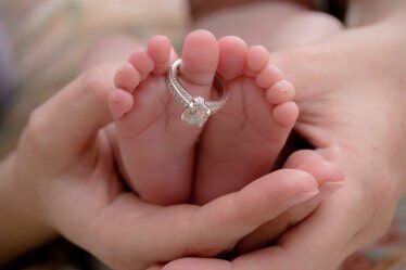 Baby Feet with a Ring on it - Photography in Colorado Springs, CO