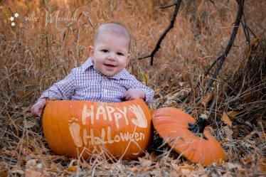 Baby Inside a Pumpkin - Photography in Colorado Springs, CO