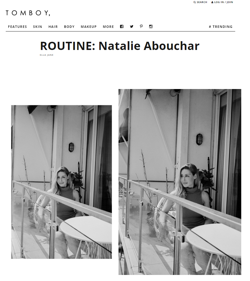 Woman sitting on a balcony, in black and white.