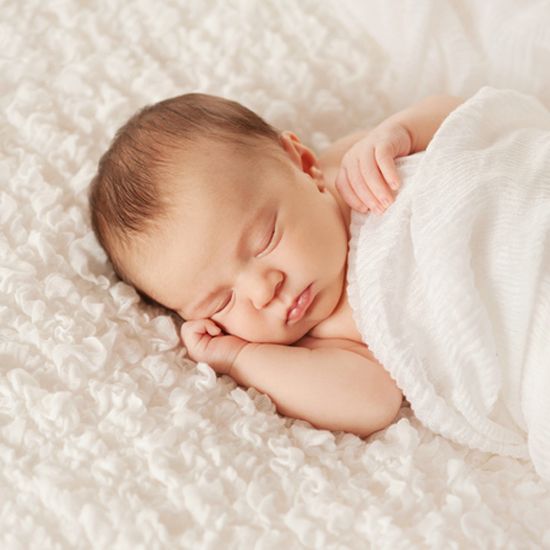 Portrait of a Sleeping Newborn Baby