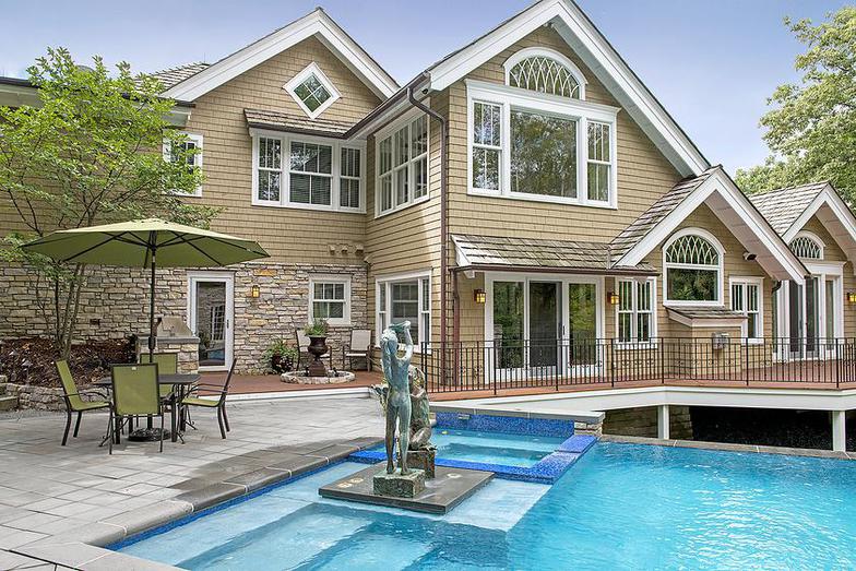 ABE Painting Residential Contractor — House With a Pool in Otsego, MN