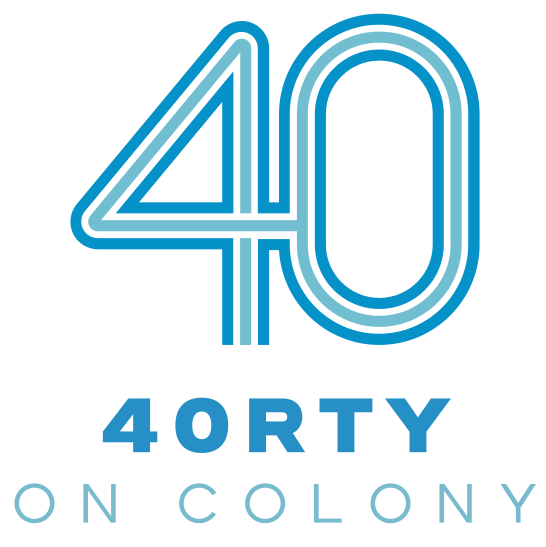 40RTY on Colony Header Logo - Select to go to Home Page