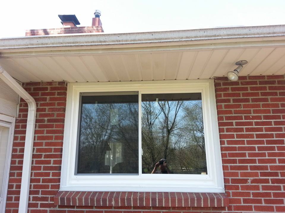Storm Windows — White Sliding Window in Des Moines, IA