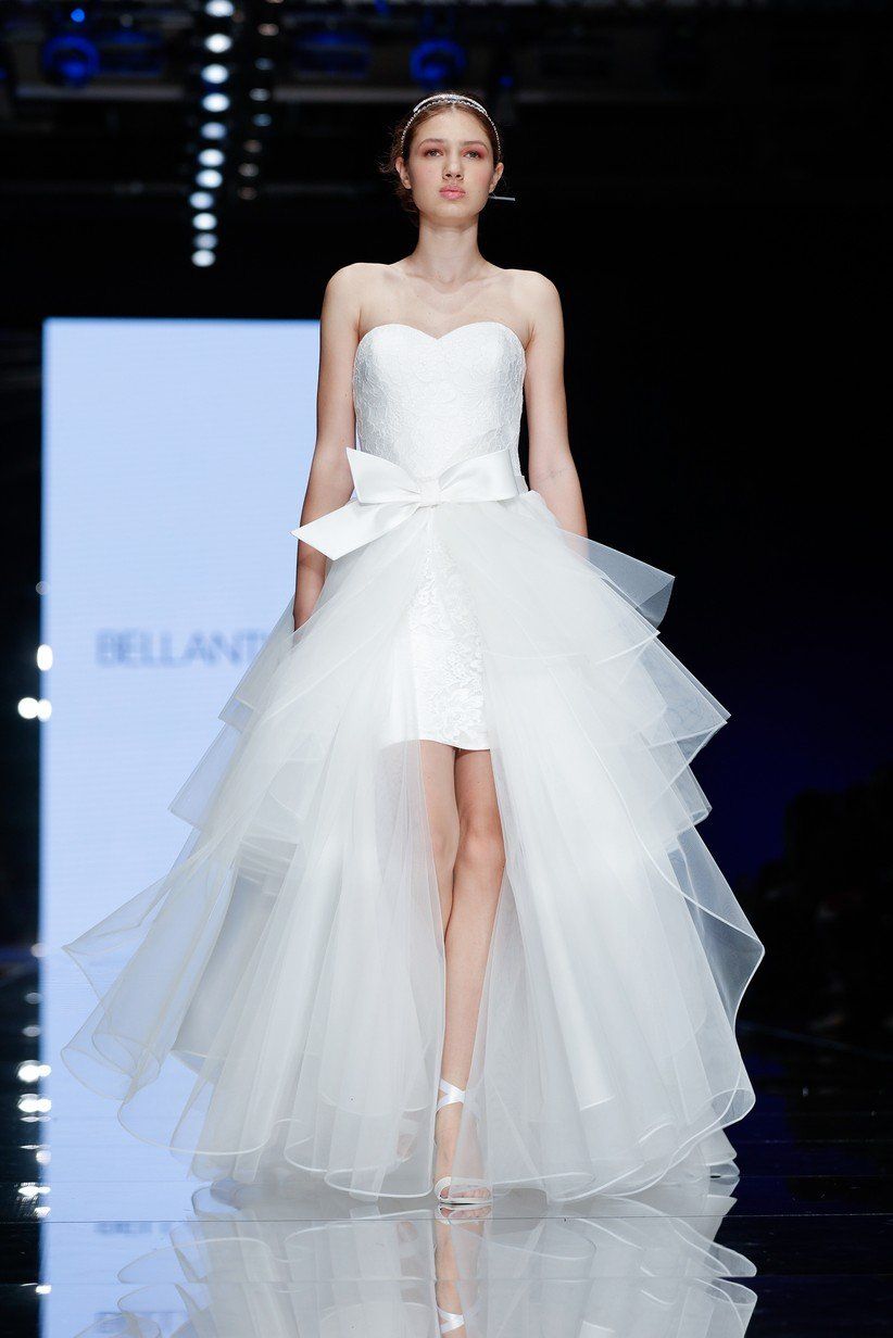 abito da sposa corto blumarine
