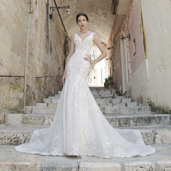 abito da sposa a sirena