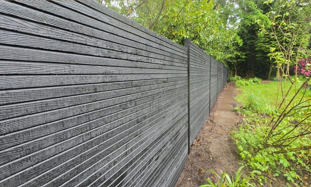 anthracite grey composite fencing