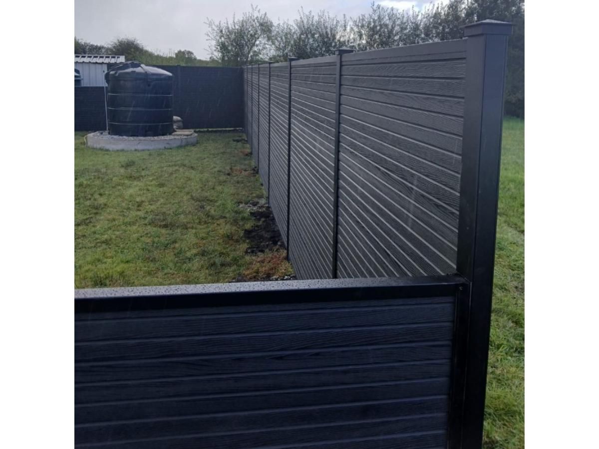 anthracite grey composite fencing