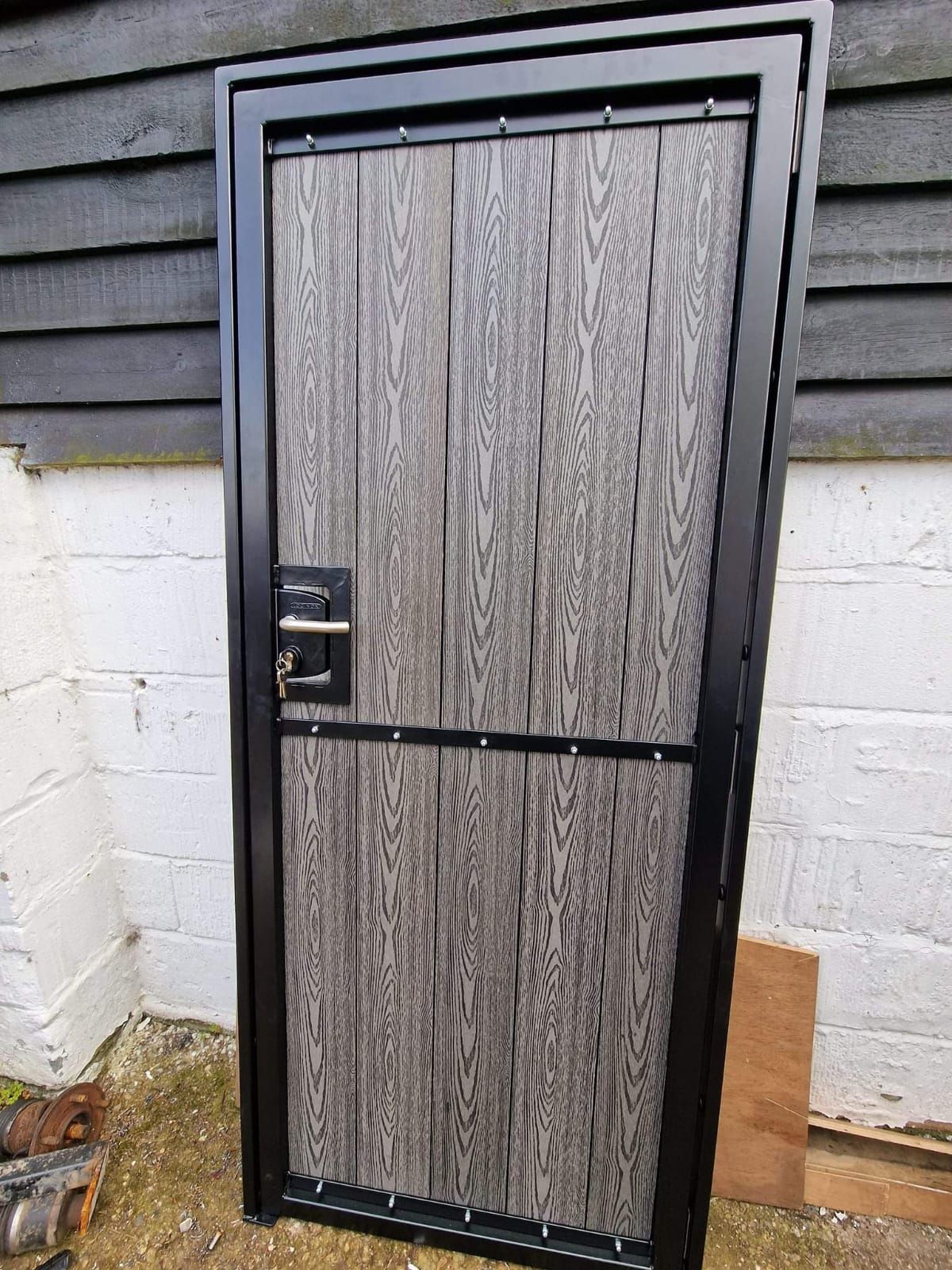 Composite Gates UK grey composite garden gate manufactured