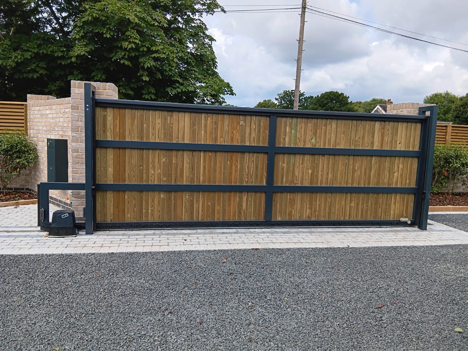 Composite Gates UK - installed composite decking