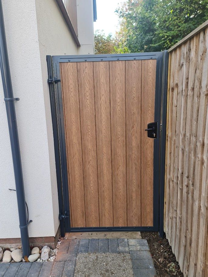 light oak composite gate side in Bradford